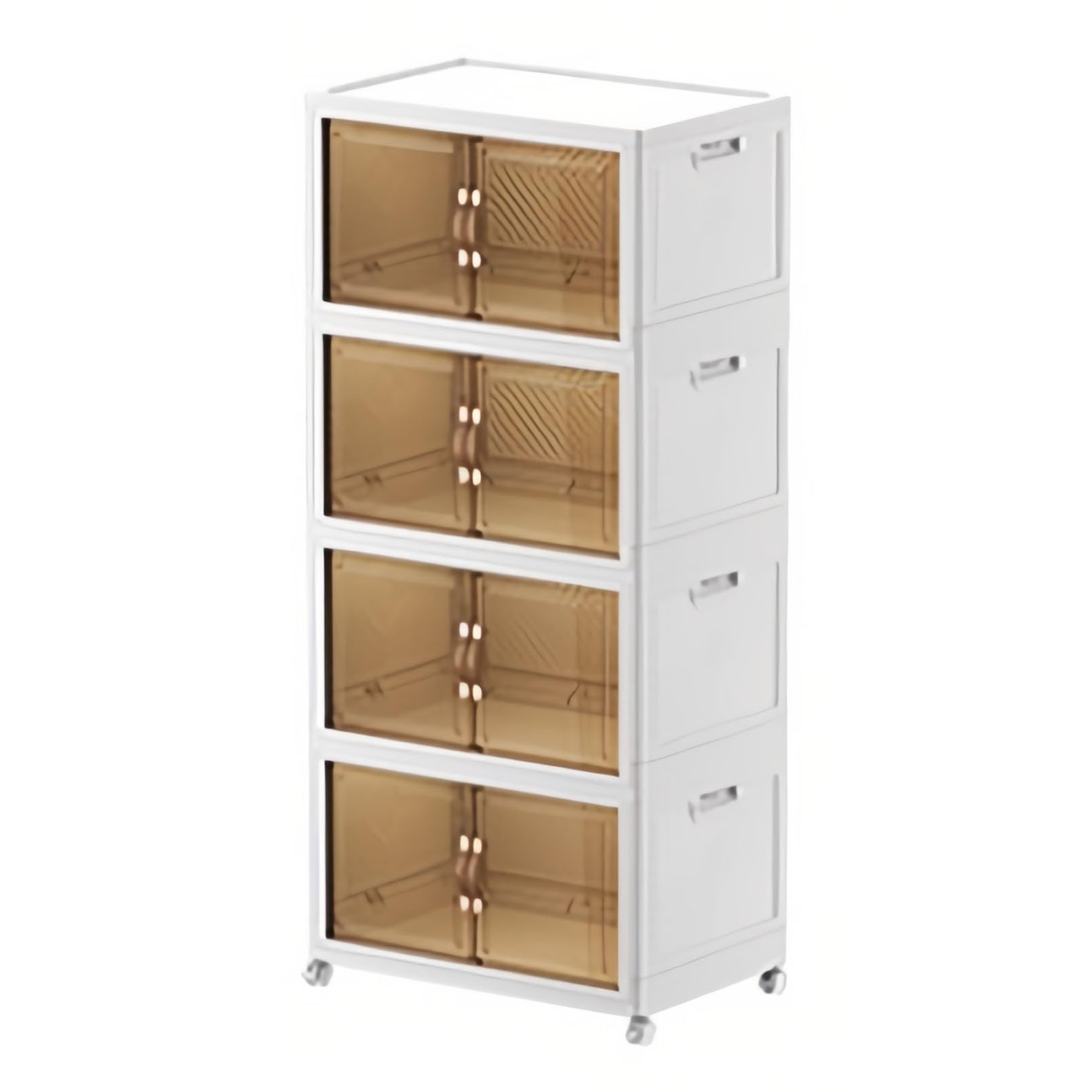 Boîte de rangement empilable pour l'organisation de la maison et du bureau