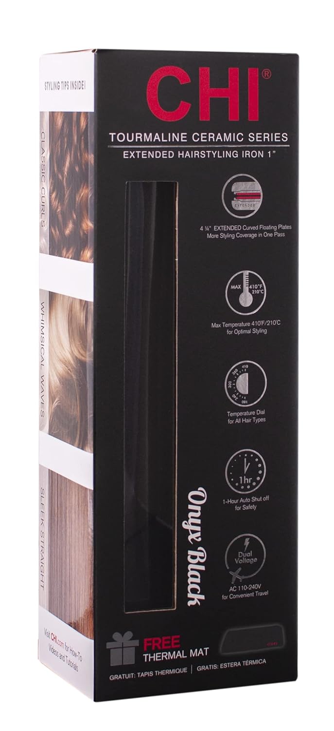 CHI Expert Classic Tourmaline Ceramic Flat Iron : Beauty & Personal Care