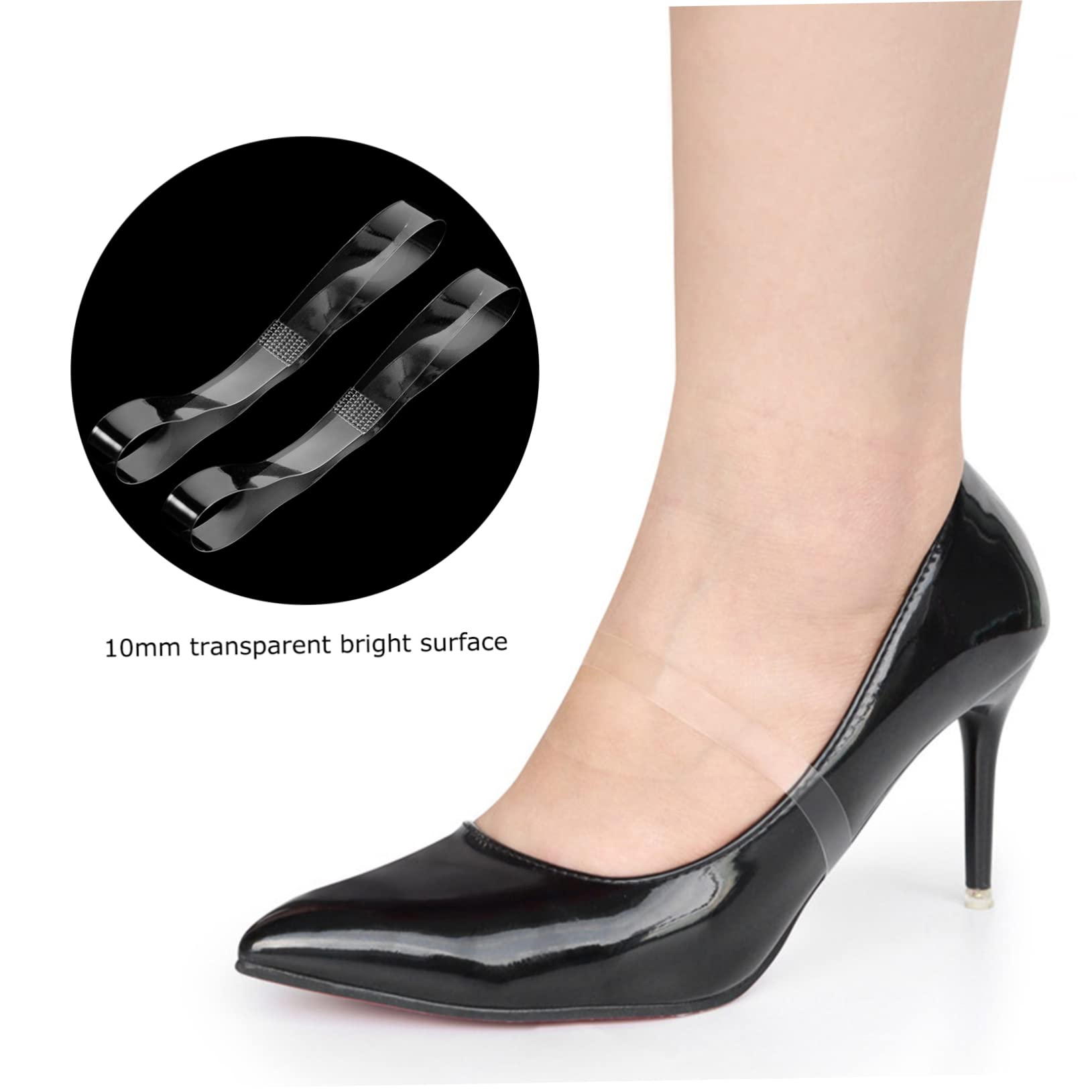 SHERCHPRY 32paia Cinghie Trasparenti Per Tacchi Di Cinturini Regolabili Tpu Accessori Per Scarpe Da Donna Soluzione Pratica Per Scarpe Scomode e Scivolose