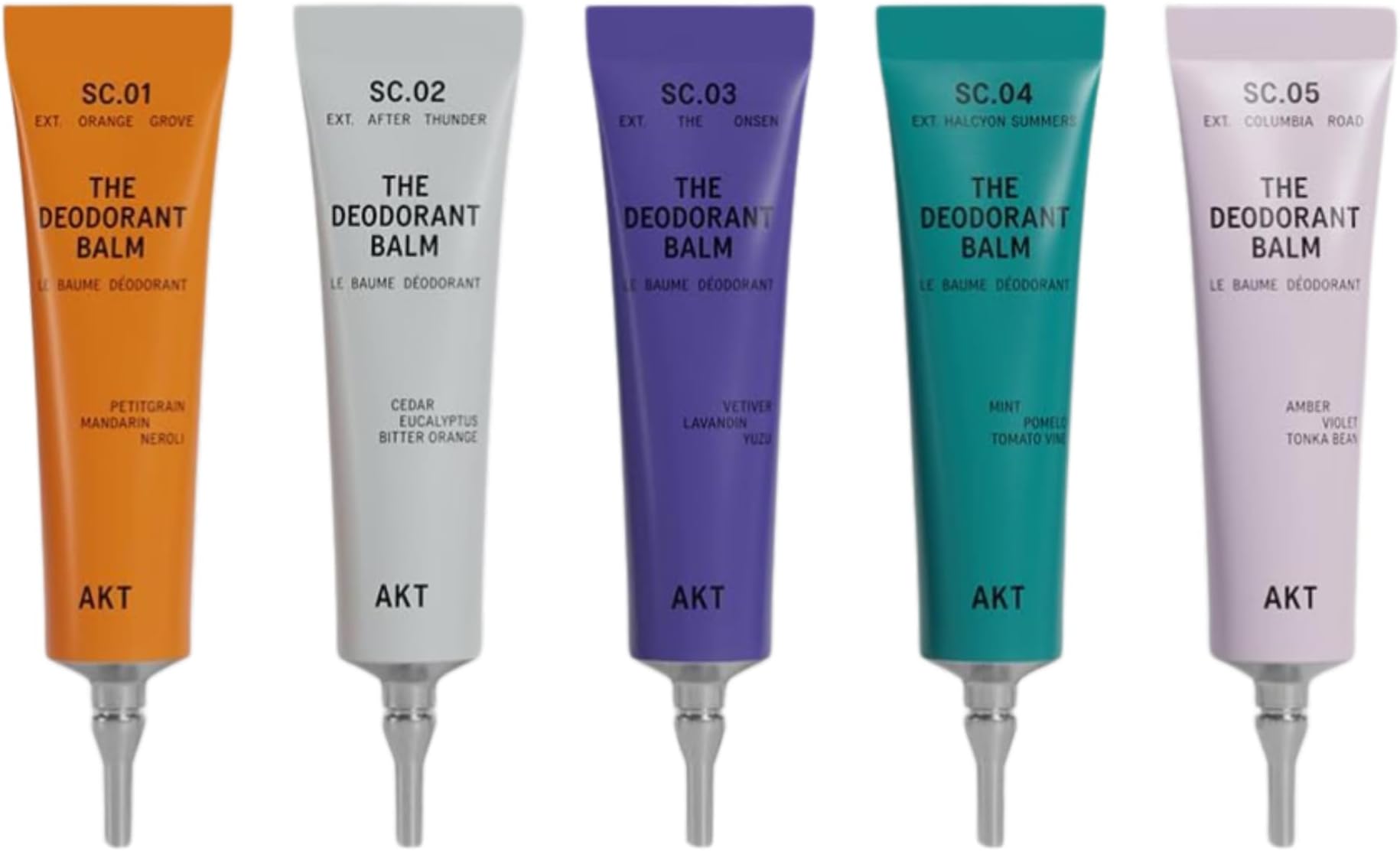 - Mini Deodorant Balms Discovery Set, Pack of 5 x 0.16 Fl Oz, Natural Deodorants for Men and Women, Award-Winning, Multi-use, Cream Deo Without Aluminum, Plastic Free, All Genders