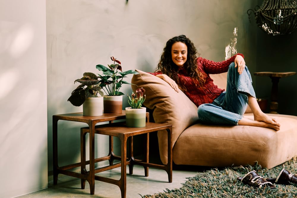 Image secondaire de Pot de Fleurs Elho Colour Gradient 16cm - Beige Grès en Plastique Recyclé