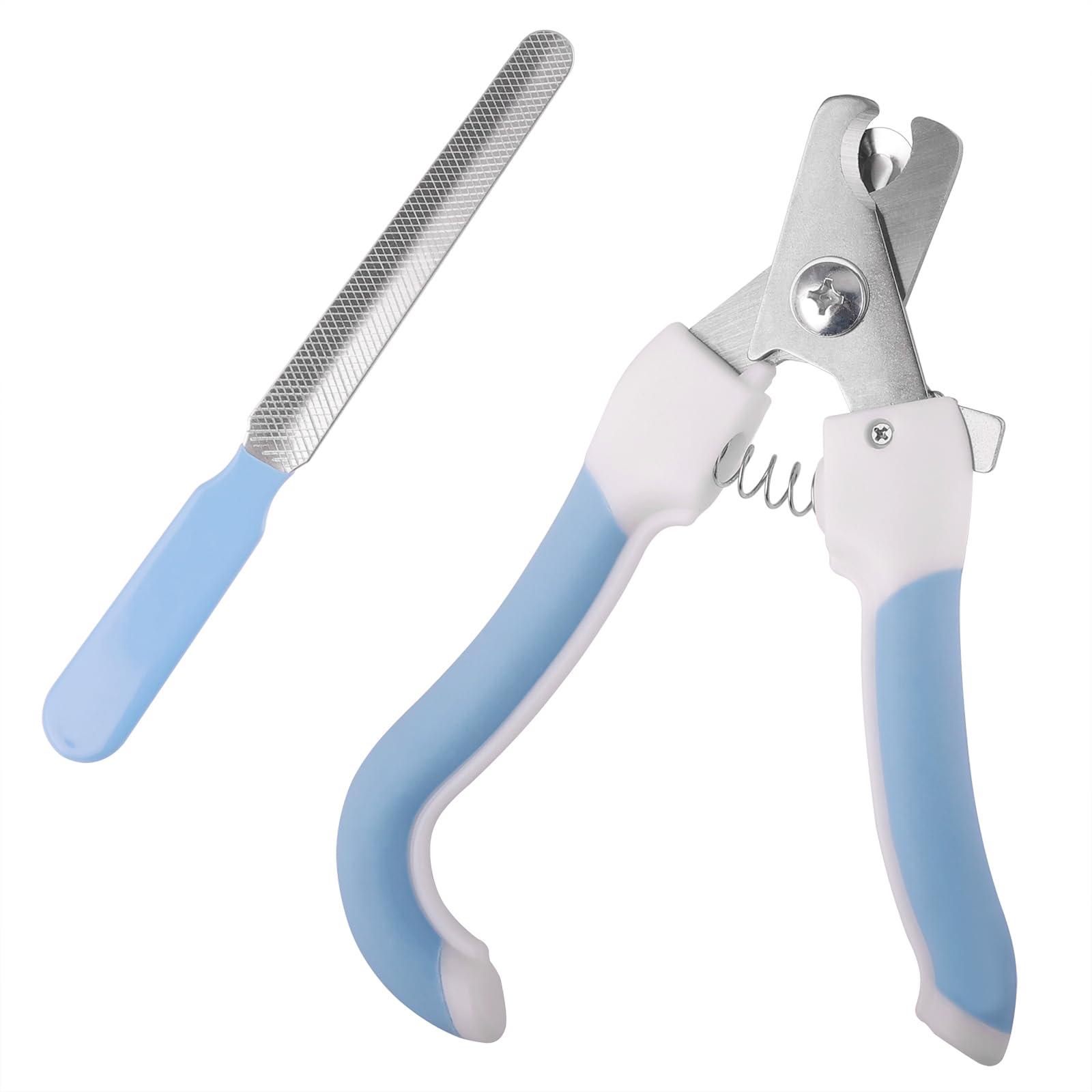 Deetenks Dog & Cat Pets Nail Clippers and Trimmers with Safety Lock/Protective Guard to Avoid Over Cutting for Professional Grooming Tool for Pets