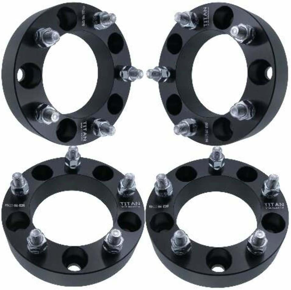 1.5" 5x5.5 Wheel Spacers - Wider Stance, Increased Clearance, Fits Geo Fits Suzuki - 1.5 Inch (38mm), 5x139.7, 12x1.25 Studs - Set of 4 - Black