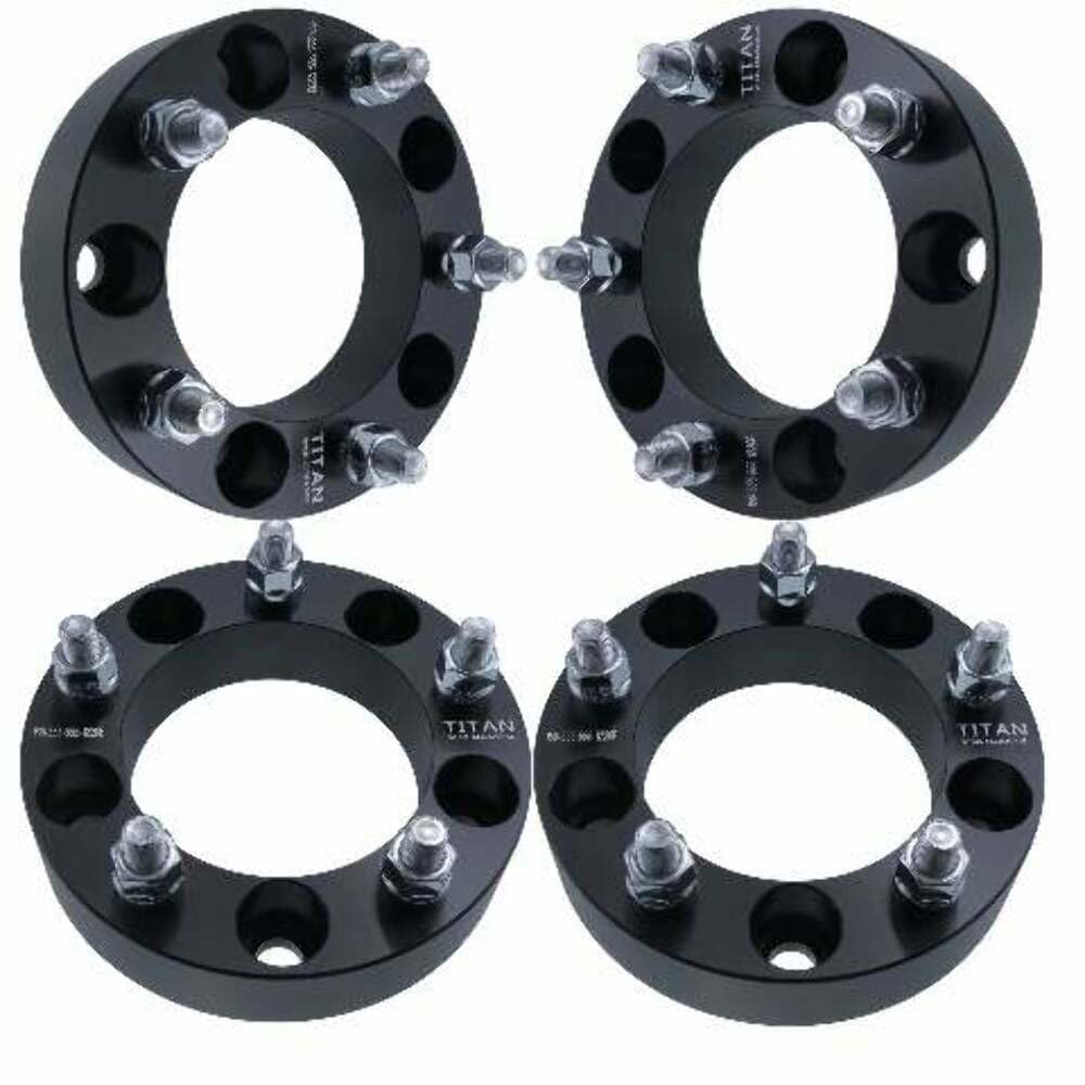 1.5" 5x5.5 Wheel Spacers - Wider Stance, Increased Clearance, Fits Geo Fits Suzuki - 1.5 Inch (38mm), 5x139.7, 12x1.25 Studs - Set of 4 - Black
