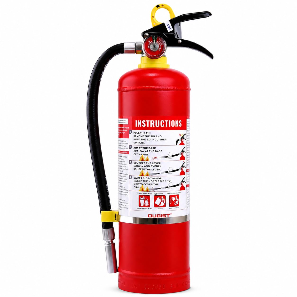 Ougist ABC Dry Chemical Fire Extinguisher