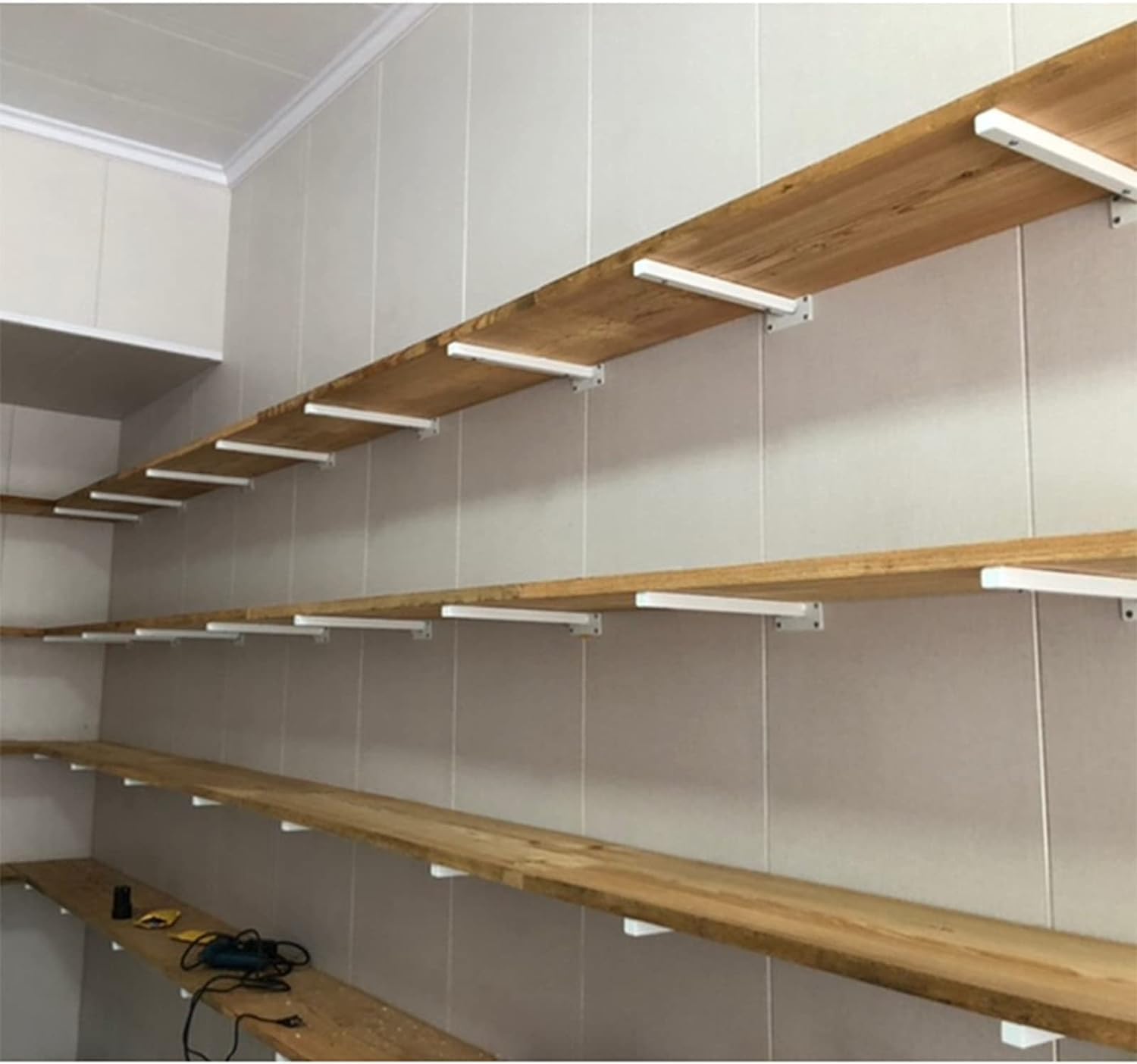 Shelf Brackets,Shelve Bracket Black Industrial, 2 Pieces of Wall-mounted Floating Shelf Brackets, for Kitchen/bathroom/garden,Black-30cm/11.8in ( Color : Wit , Size : 3 ( Color : Wit , Size : 10cm/3.9