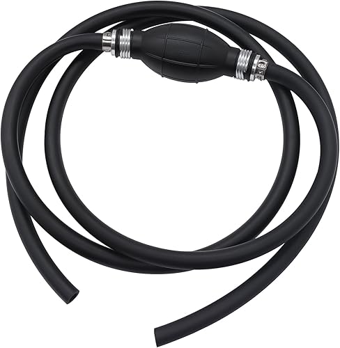 YSIL Conjunto de línea de combustible marino de 516 pulgadas, línea de manguera de combustible fuera de borda de 6 pies con bombilla de imprimación,