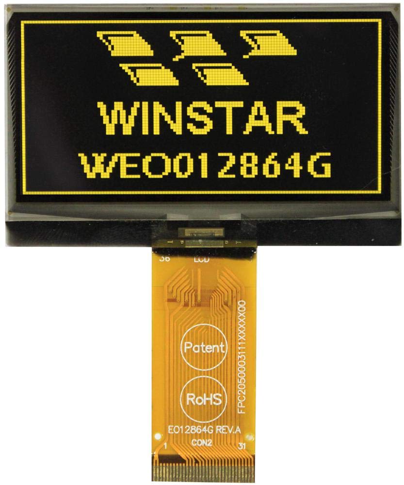 Moduł wyświetlacza OLED, 128 x 64, biały, wyświetlacze graficzne OLED OPTOELECTRONICS - WEO012864GWPP3N0000
