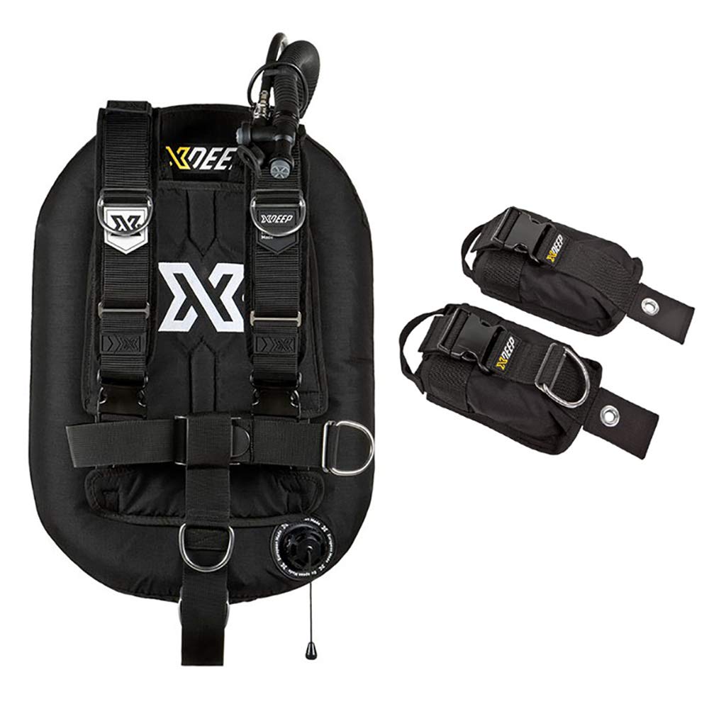 xdeep ZEOS Deluxe Single Tank Scuba Diving BCD (38lbs/17kg Lift Wing, Stainless Steel Backplate - No Weight Pockets)