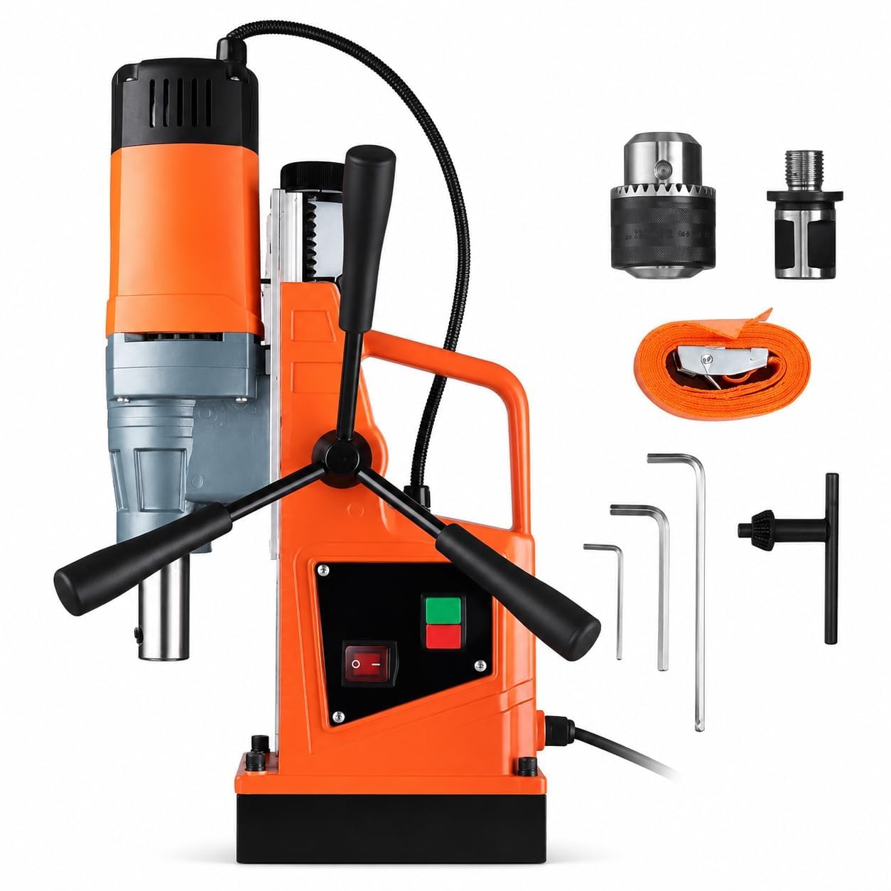 Trapano a pressare magnetico, 1550 W, alesatura da 50 mm, controllo a 10