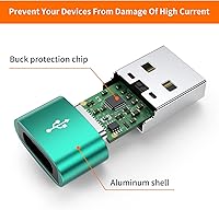 Vista 41 de JXMOX USB to USB C Adapter 4-Pack,USB C Female to A Male Charger Type C Converter for Apple Watch Ultra iWatch 8 SE,iPhone 16 15 14 13 12 11 Plus