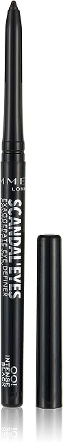 Rimmel London Scandaleyes Exaggerate Eye Definer, 001 Intense Black, 0.35g