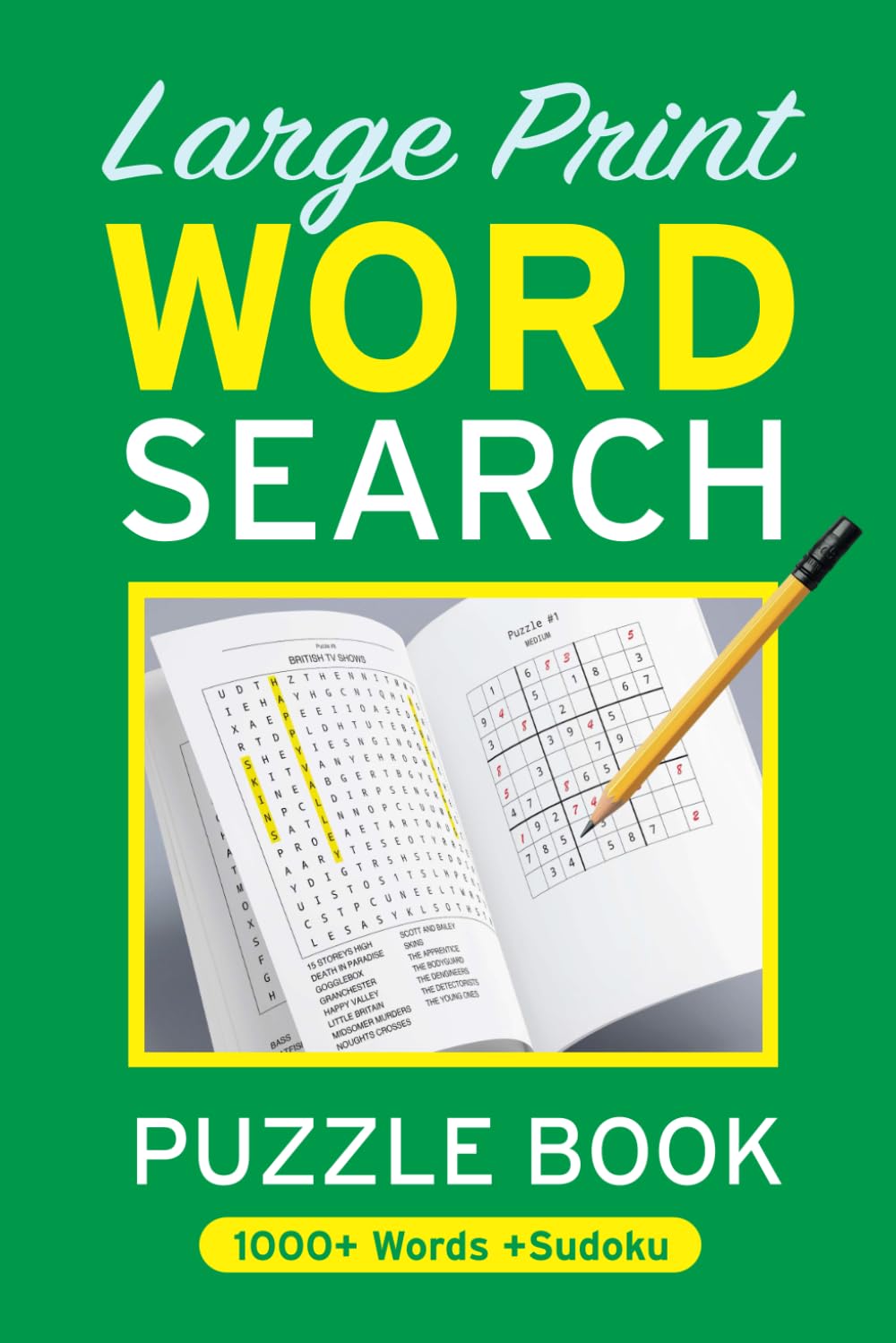 Large Print Word Search Puzzle Book: Word Search & Sudoku Puzzles