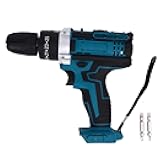 Fafeicy Cordless Drill Driver 21V Brushless Electric for Woodworking Home Maintenance DIY Projects 10mm Drilling Diameter
