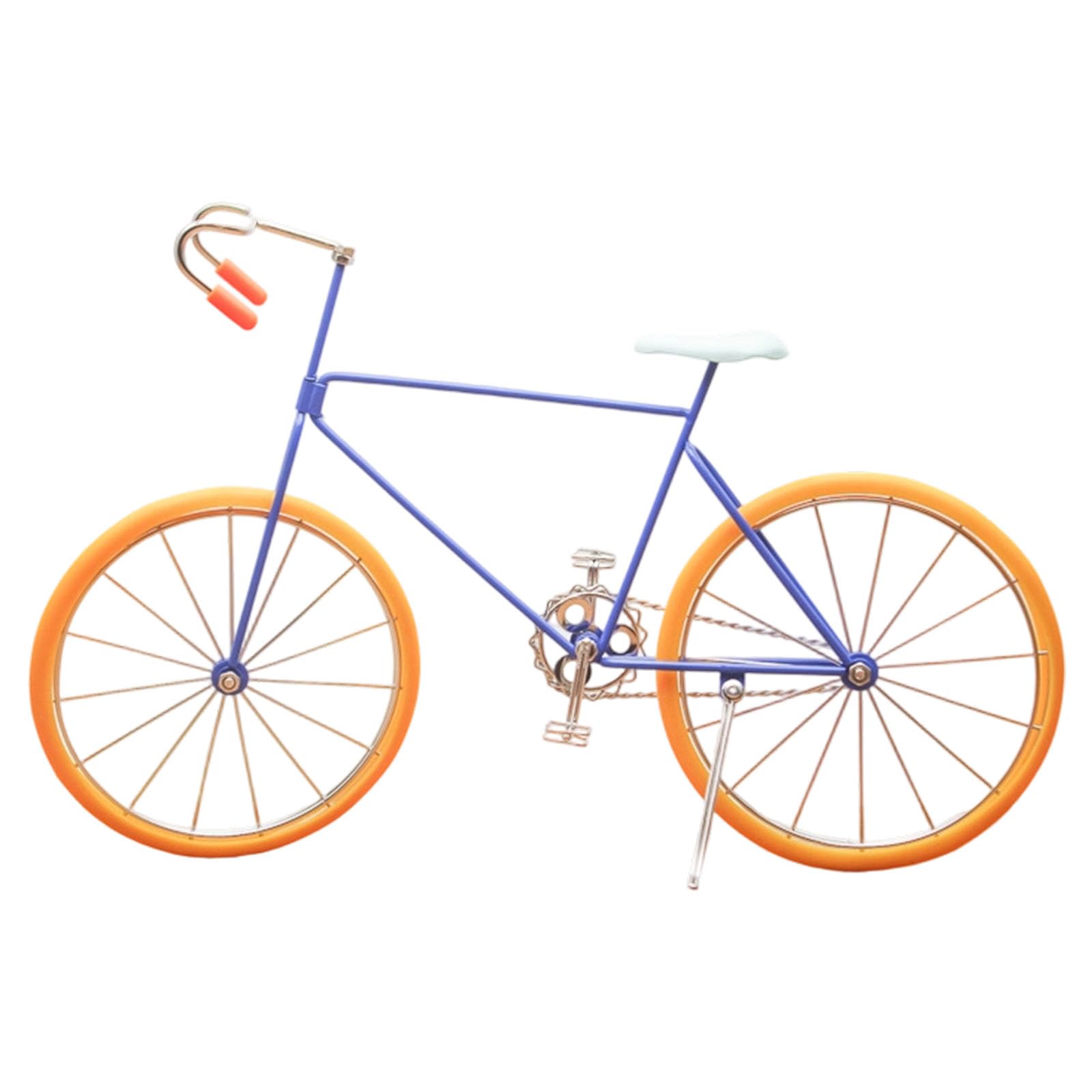 Modèle de vélo d'art en métal vintage pour sculpture de bureau