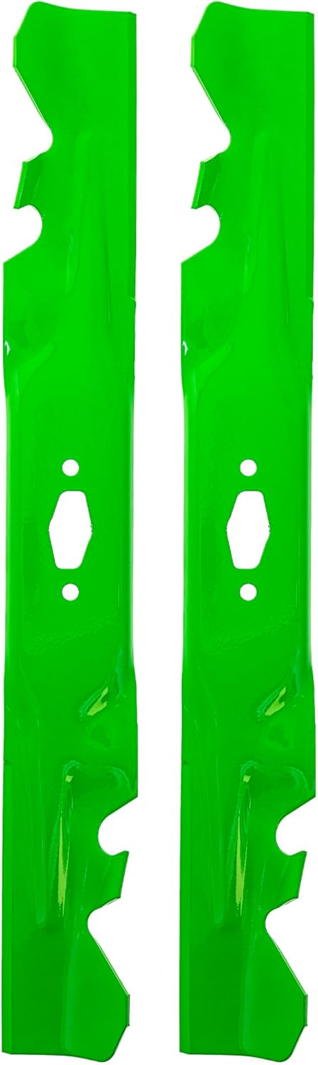 8TEN LawnRAZOR Blade for Cub Cadet MTD XT1-LT42 XT2-LX42 42-Inch Deck 742P05177A-X 742-05177A-X (Toothed) 2 Pack