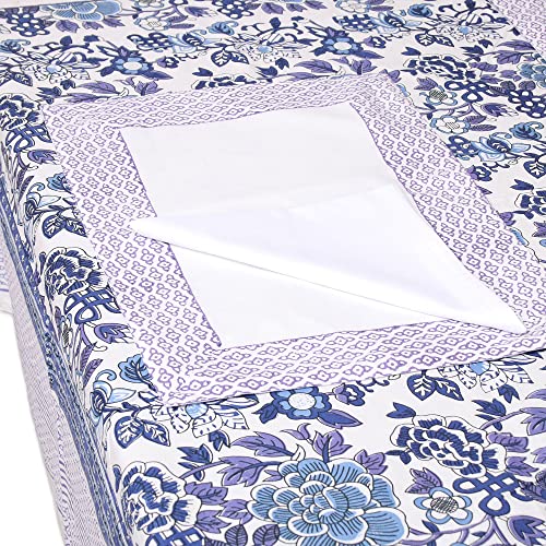 NOVICA Handmade Royal Garden Cotton Table Linen Set (Set for 6)