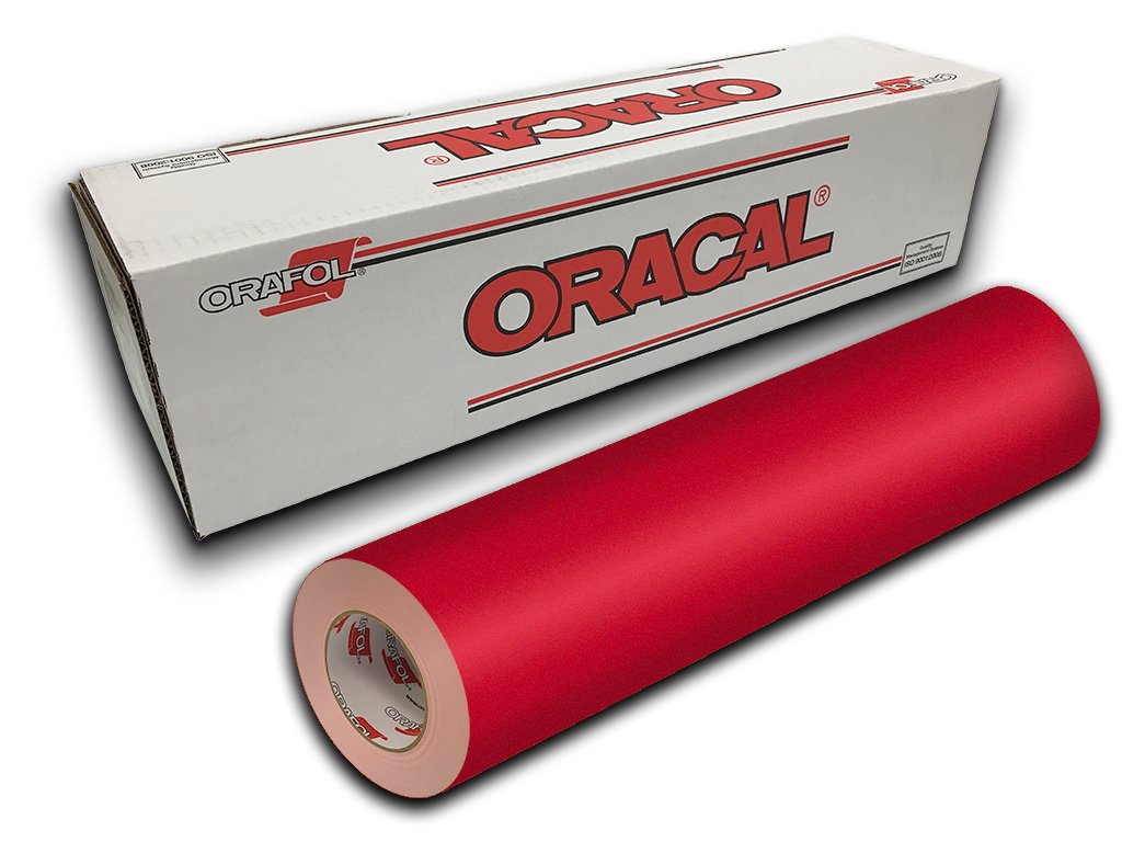 Oracal 631 Exhibition Cal Matte Finish - 12" x 10ft - Red 031