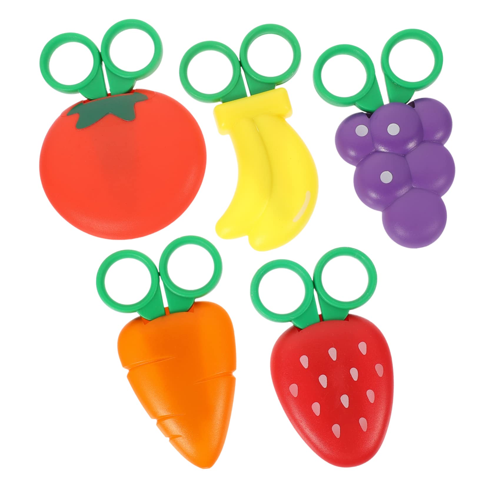 TEHAUX 15pièces Ciseaux Forme De Fruits Pour Garçon Fille Et Adultes Ciseaux Sécurisés Pour Scrapbooking Et Artisanat Créatif Pours Anniversaires Fêtes