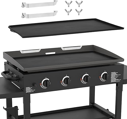 WADEO Tapete de silicona de 36 pulgadas para Blackstone, accesorios de parrilla Blackstone, tapete de silicona resistente de grado alimenticio,