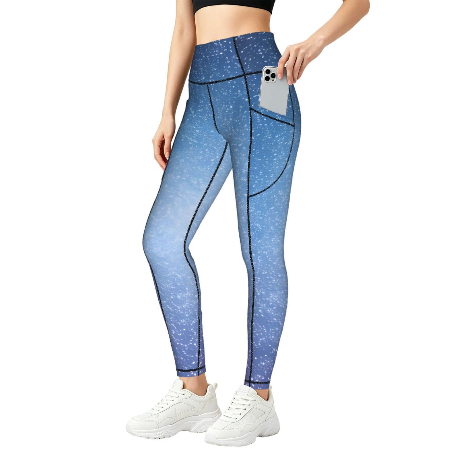 Leggings de Navidad transpirables sin transparencias conjuntos de ejercicio para mujer 8