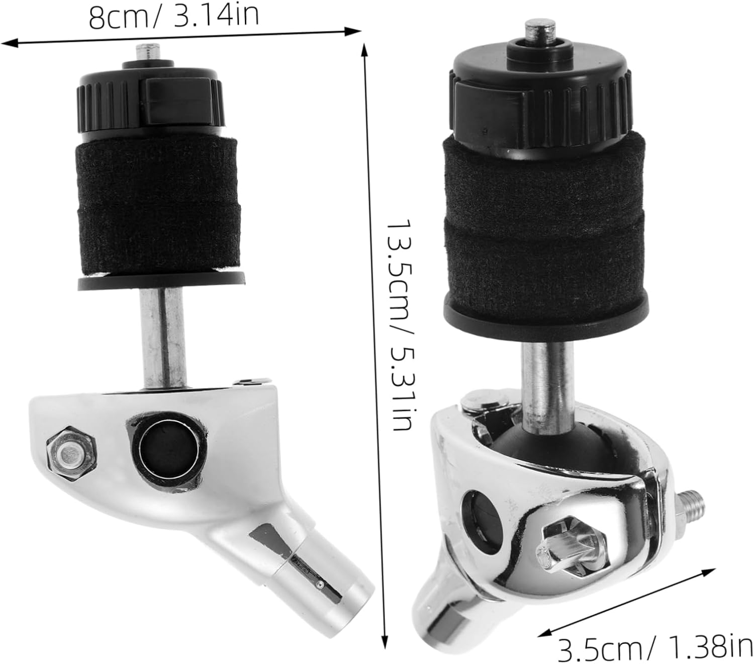 SHOWERORO Cymbal Stacker Attachment and Felt Construction Easy Installation Cymbal Holder for Drummers for Percussion Instruments