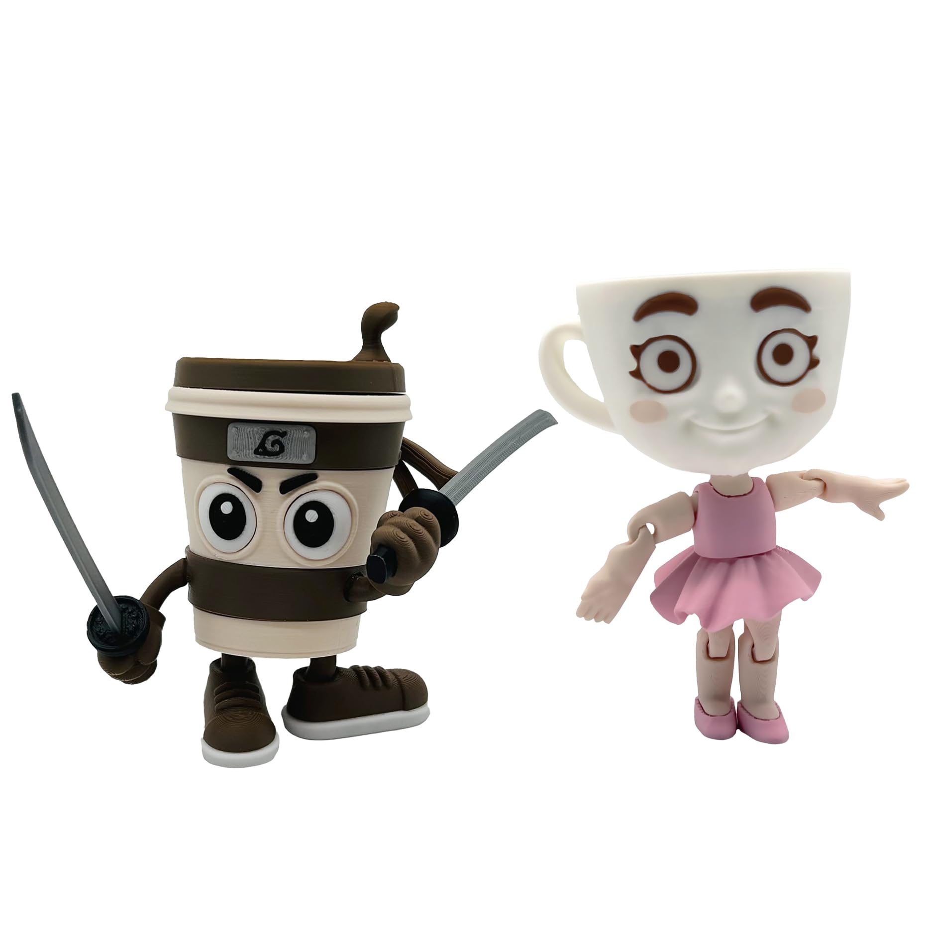 CPRNQY Figurine De Ballerine Cappuccina - Rouge Cerveau