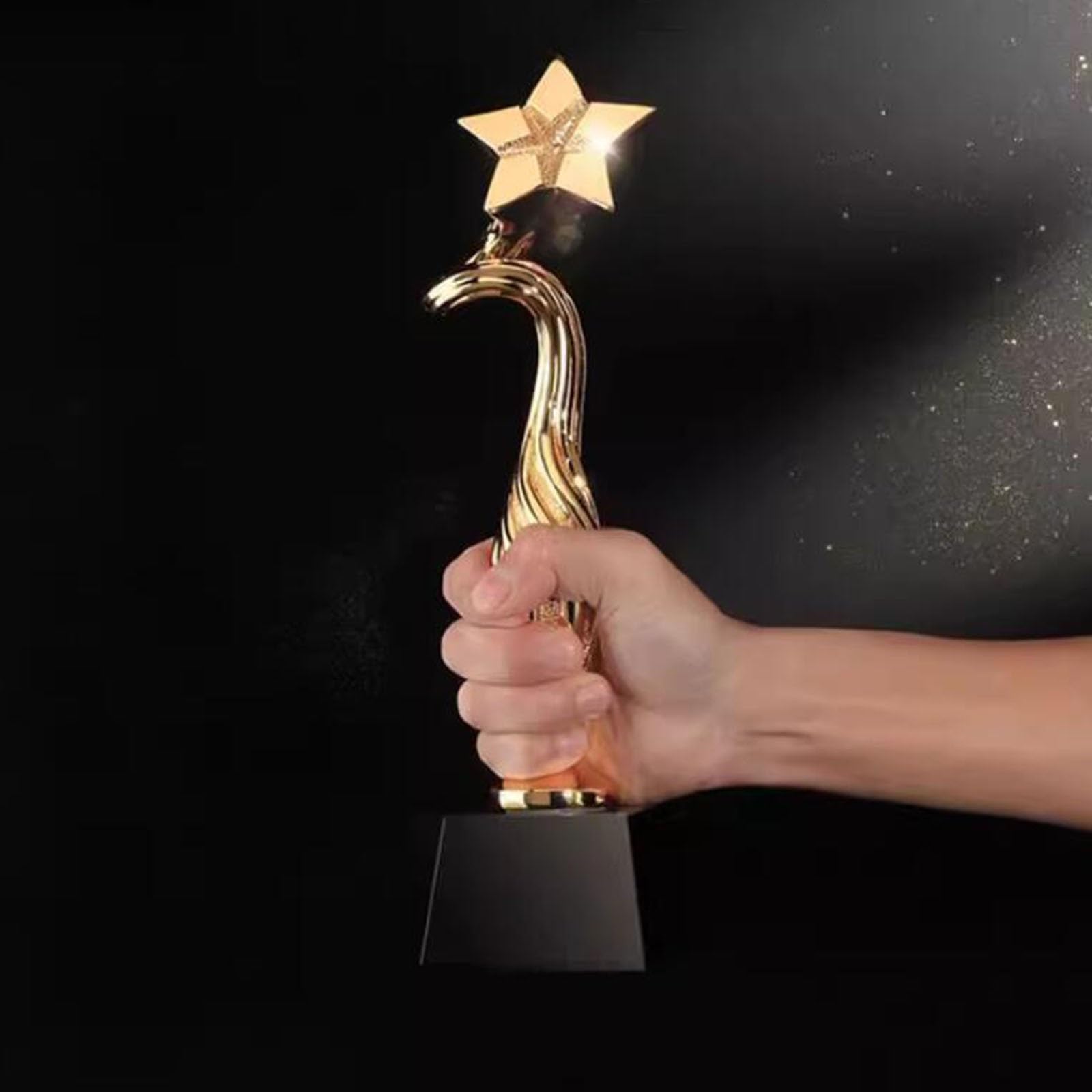 Trophée d'or Créatif Étoile À Cinq Branches Trophée du Championnat D'événements Sportifs Prix Et Trophées De La Compétition des Joueurs D'équipe Exceptionnels