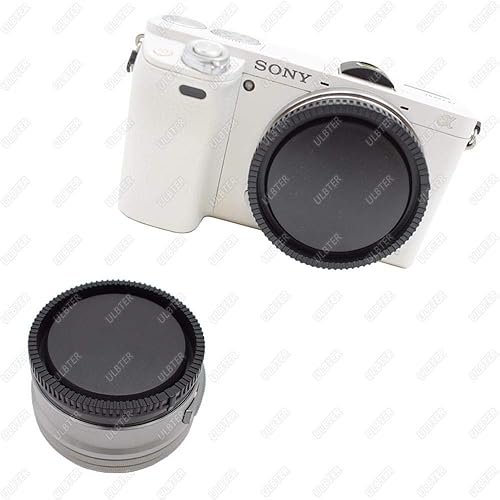 Miniatura 5 de Tapa del cuerpo + cubierta trasera de lente para Sony Alpha A6700 A6600 A6500 A6400 A6300 A6100 A6000 A5100 A5000 ZV-E10 ZVE-1 FX30 FX3 A7R IV/A7R