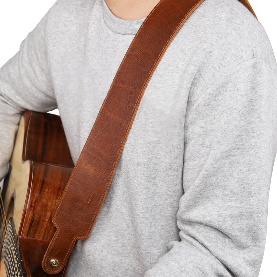 LIUZH Bracelet de Guitare en Cuir for Guitare Acoustique Guitare Basse Basse Guitare électrique - Les Beatles, Paul McCartney, John Lennon, RIngo Starr, George Harrison LIUZH Bracelet de Guitare en Cuir for Guitare Acoustique Guitare Basse Basse Guitare électrique – Image 3