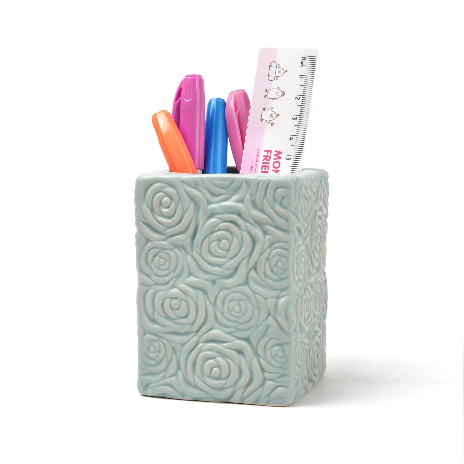 Cute Cactus Pencil Holder - Western Desk Decor -15