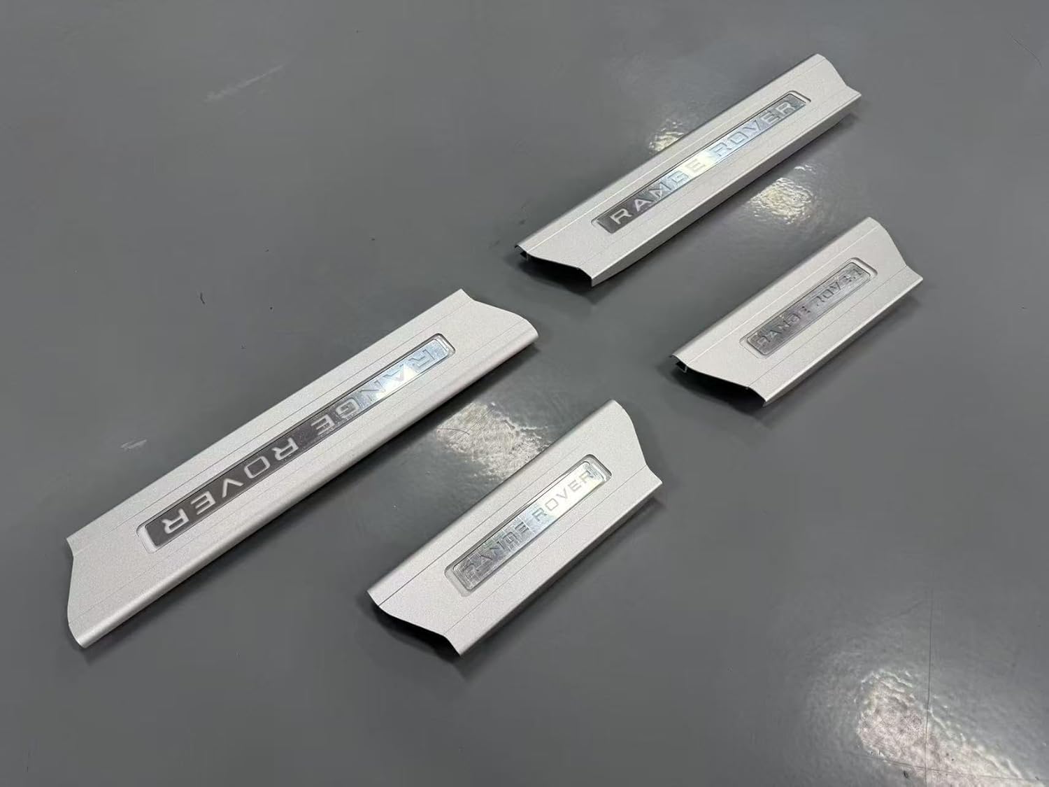 4Pcs LED Door Sill Scuff Plate Guard Sills for 2018-2022 RR, Upgrade Automotive Door Entry Guard Protector Trim