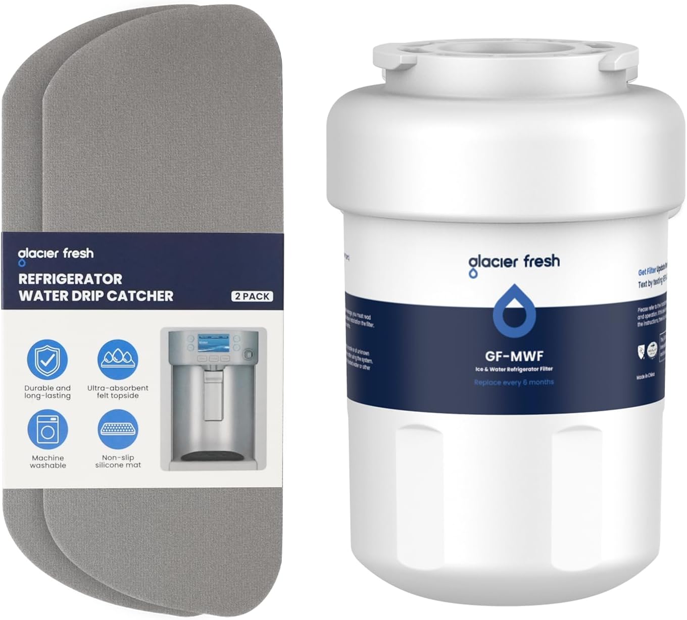 GLACIER FRESH MWF Water Filters for GE Refrigerators and