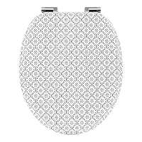 WOLTU WC-bril,Houten Toiletbril,Softclose Toiletbril met Sterk
