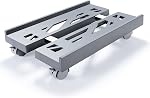 Adjustable Mobile CPU Stand, Ventilated Computer Tower Stand with 4 Caster Wheels Fits Most PC Tower, Under Desk CPU Holder PC Floor Cart Computer Riser for Students and Gamers