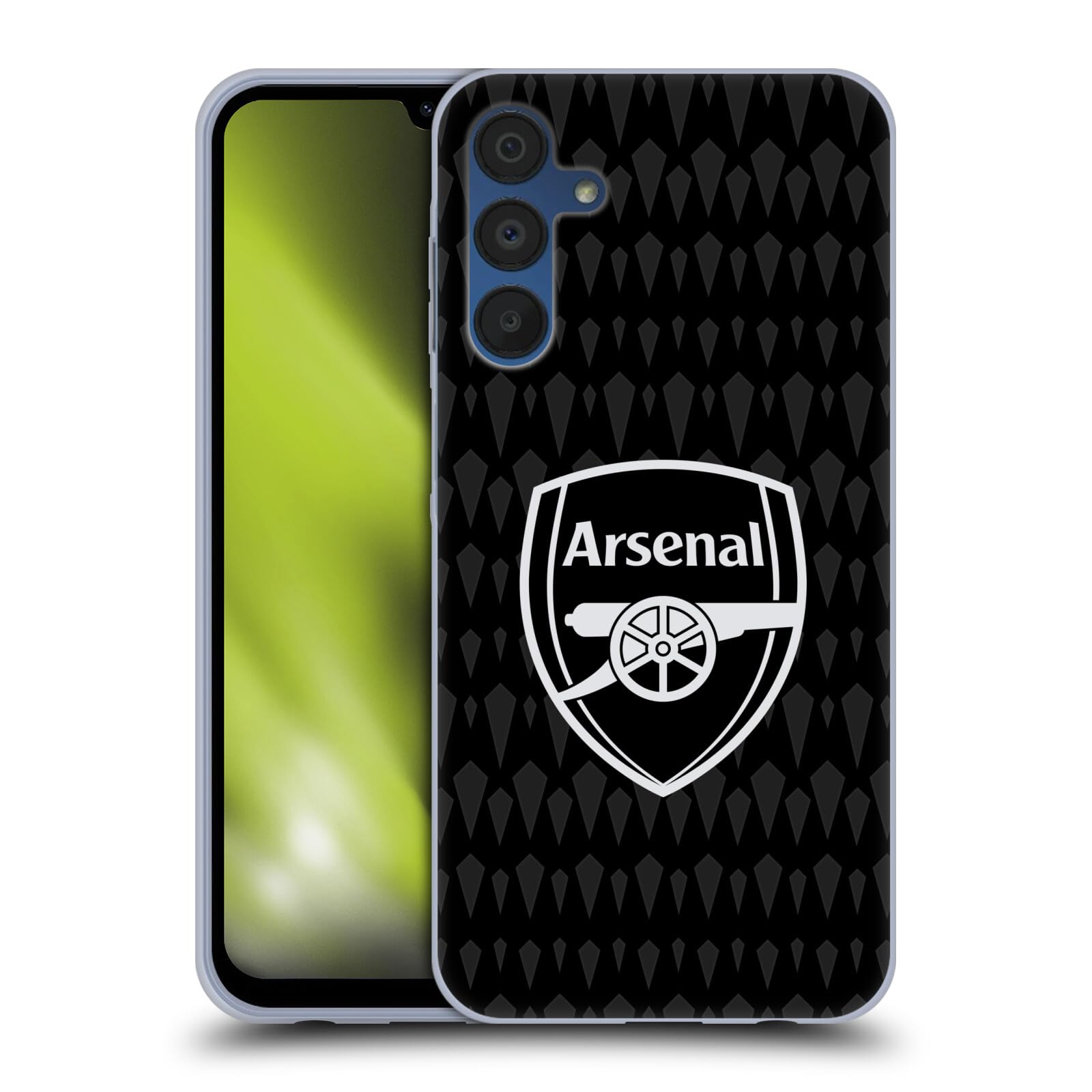 Head Case Designs Officially Licensed Arsenal FC Home Goalkeeper 2023/24 Crest Kit Soft Gel Case Compatible With Samsung Galaxy A15