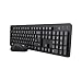 Trust Ymo II Silent Wireless Keyboard and Mouse Set QWERTY UK Layout, Floating Low Profile Keys, Spill-Resistant, One USB Receiver, Ambidextrous Mouse 800-1600 DPI, Quiet Combo for PC Laptop Mac