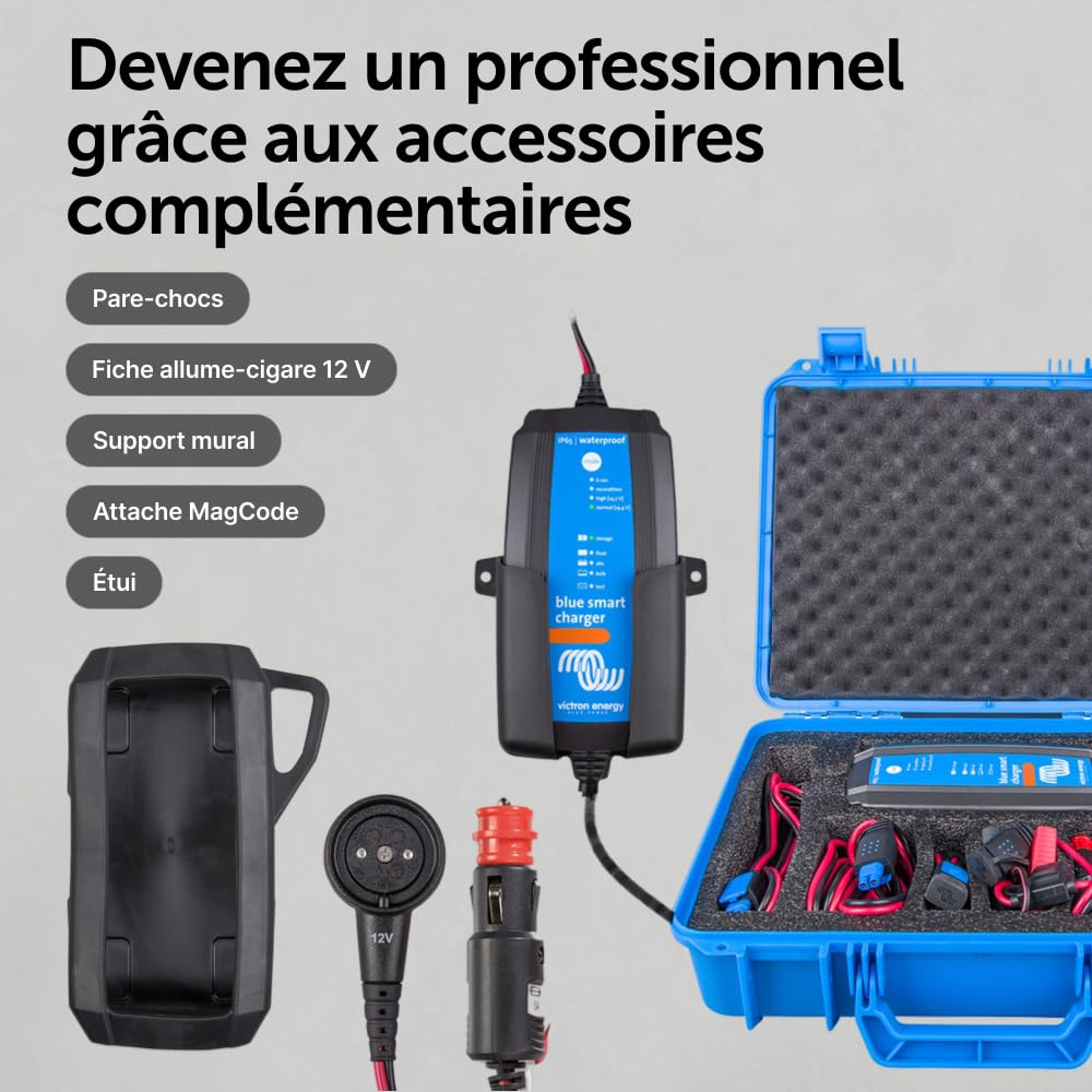 Victron Energy Blue Smart IP65 12-Volt 15 amp 230V Chargeur de Batterie, Bluetooth (CEE 7/16)