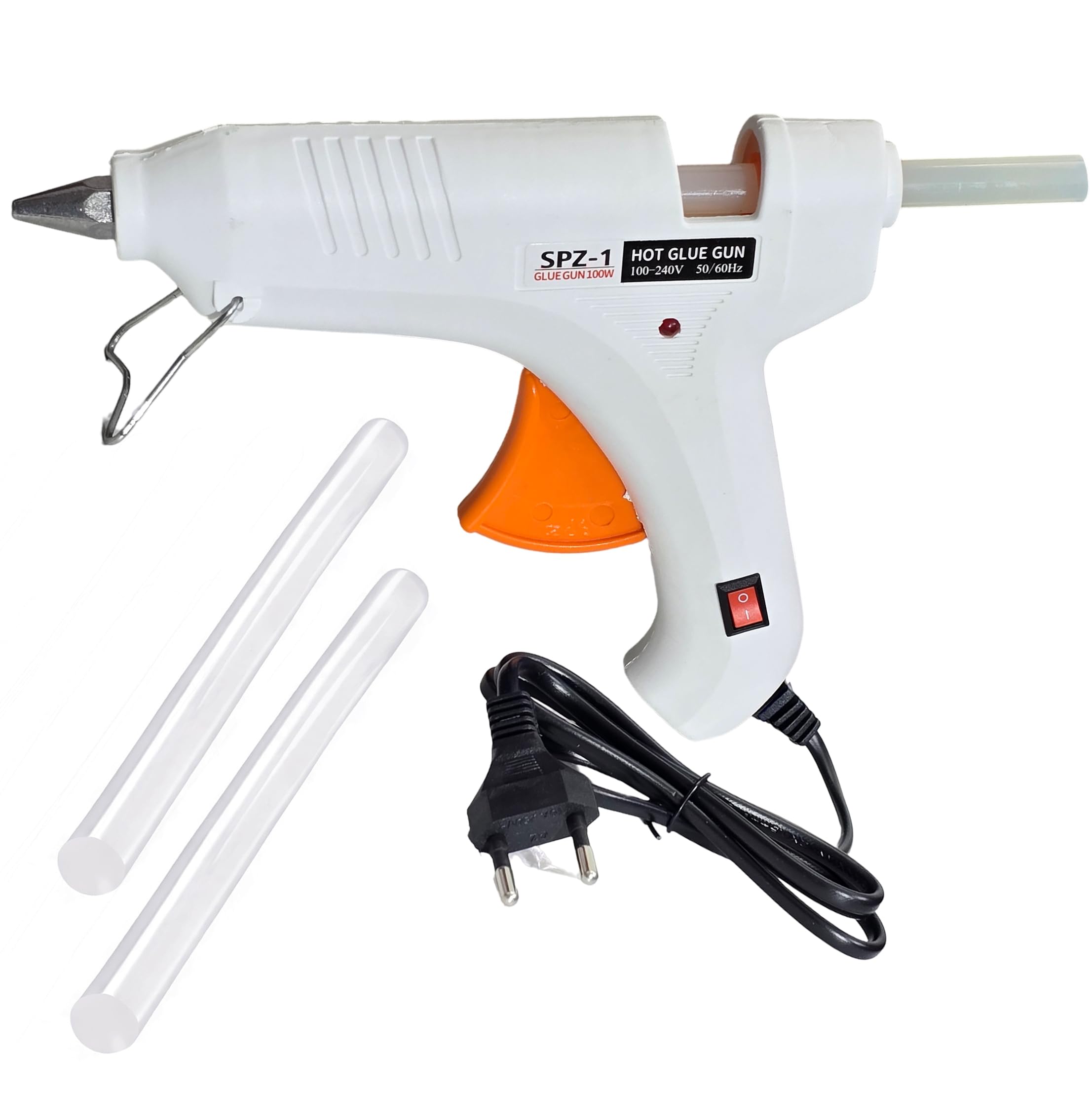 Digital Craft 100W Professional Hot Glue Gun for Crafting, DIY Projects, ON/Off Switch for Precise Glue Flow, Includes 2 Transparent 11mm Sticks-image-10