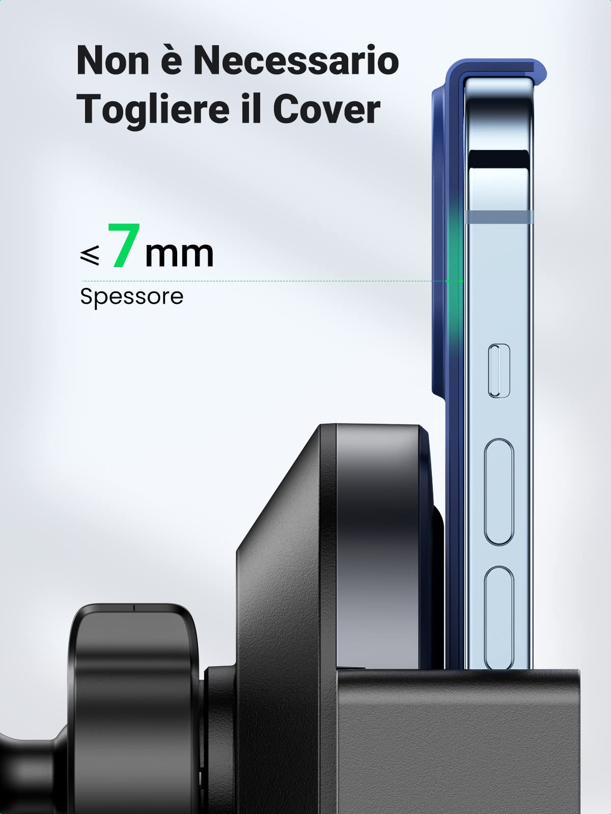 UGREEN Ladegerät Qi Wireless Car 15W