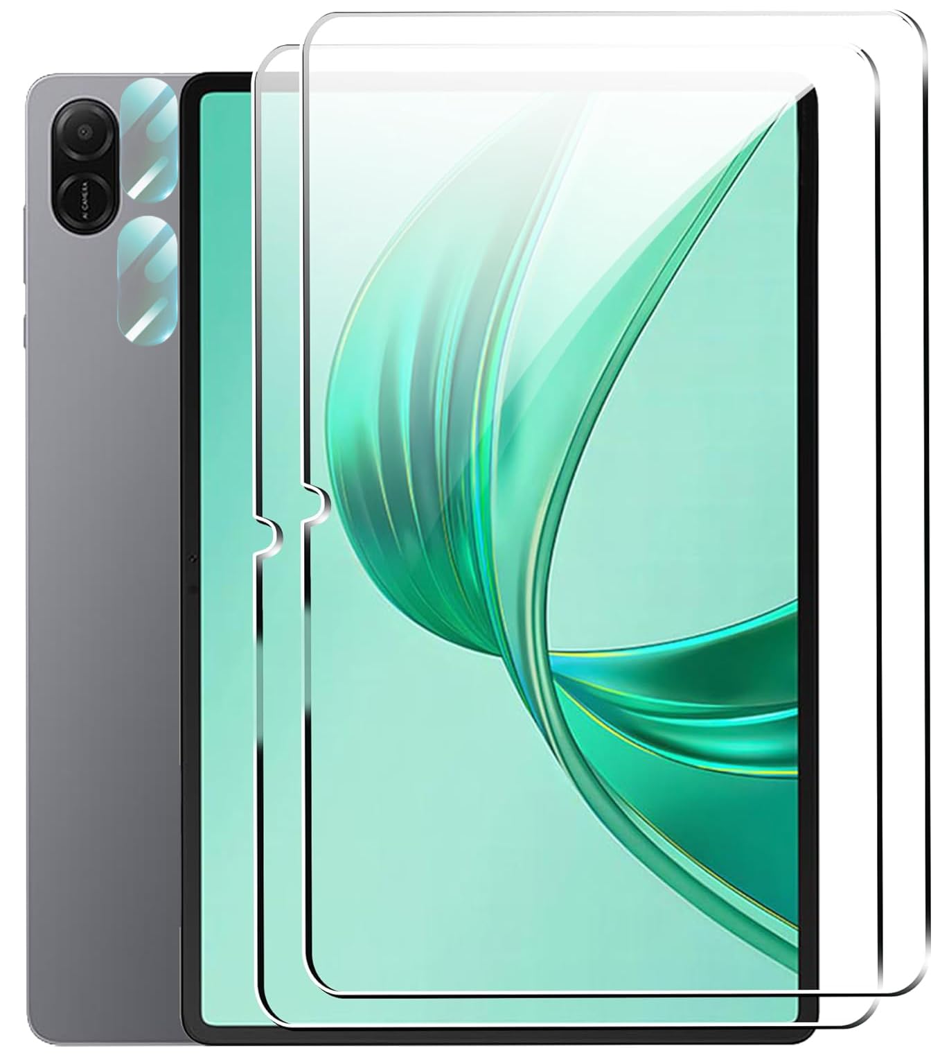 Kejuthrv Compatible with Honor Pad X8A 2024 11 inch Screen Protector Tempered Glass with Camera Lens Protector Protective Film Guard