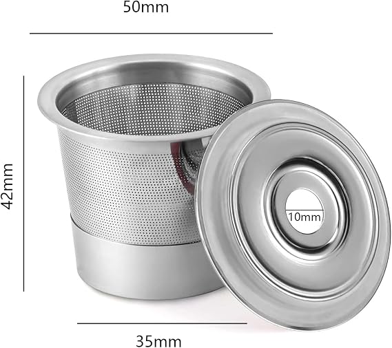Universal Reusable Coffee Capsule Cup Reusable K Cup Stainless Steel Coffee Maker Capsule Pods Durable Stainless Steel Cup Pods
