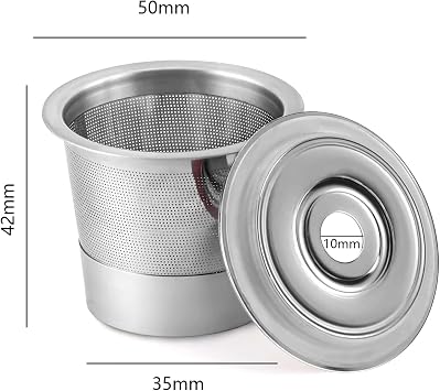 Universal Reusable Coffee Capsule Cup Reusable K Cup Stainless Steel Coffee Maker Capsule Pods Durable Stainless Steel Cup Pods
