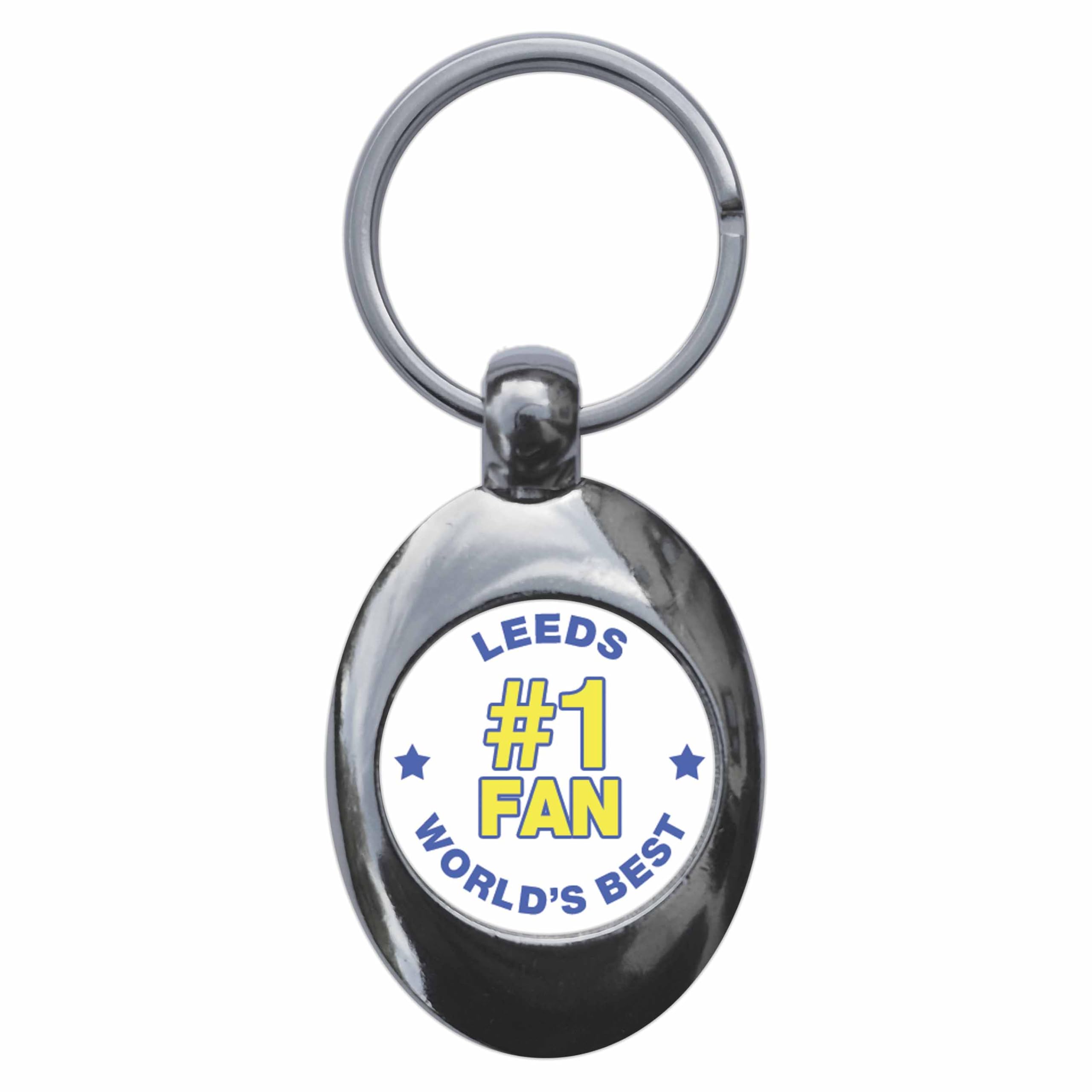 Ozorath Leeds #1 Fan Keyring Keychain Key Ring Chain With Trolley Coin