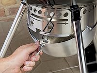 Vista 7 de Weber Original Kettle Premium - Parrilla de carbón, 22 pulgadas, color negro