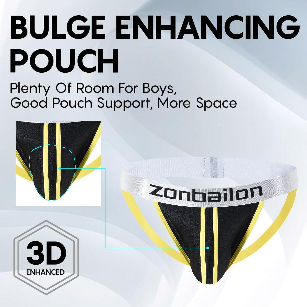 Mens Jockstrap Underwear Sexy Low Rise Underwear Breathable Thongs