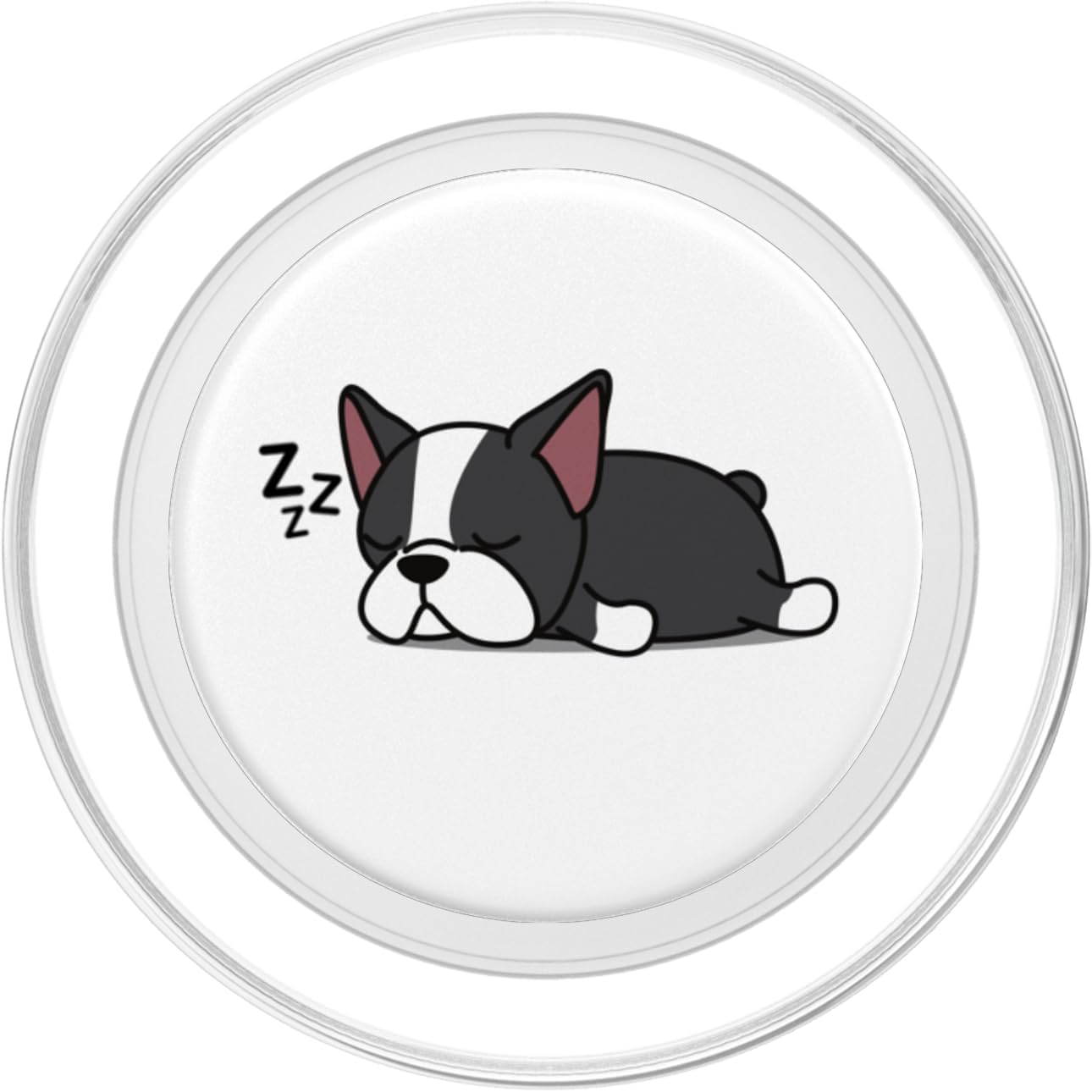 Cute Funny Boston Terrier Dog Puppy Animal Lover Design Gift PopSockets PopGrip for MagSafe