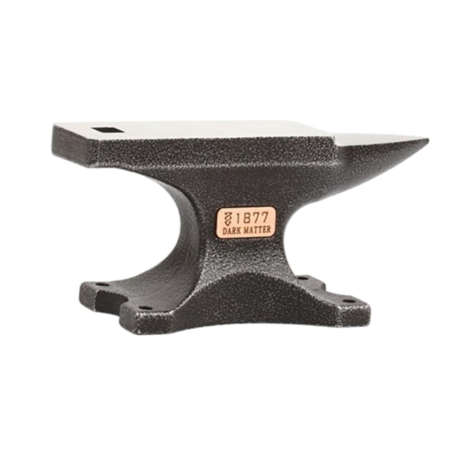 TISHITA Anvil Blocca Mini Corno Banco Solido per Gioielli Strumento Orafo per Modellare Metalli Base Fissa per Artigianato Adatto per Laboratorio Creazione Gi, Senza Base