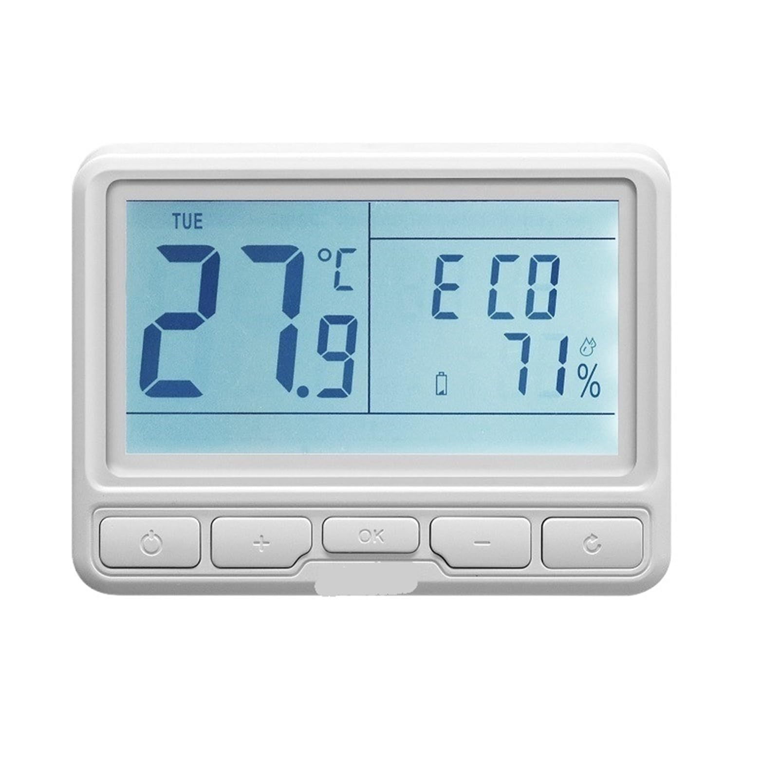 1 x bezprzewodowy termostat do ogrzewania WiFi, inteligentny regulator temperatury, cyfrowy kontroler temperatury do kotła gazowego ciepłej podłogi (868 MHz-UK)