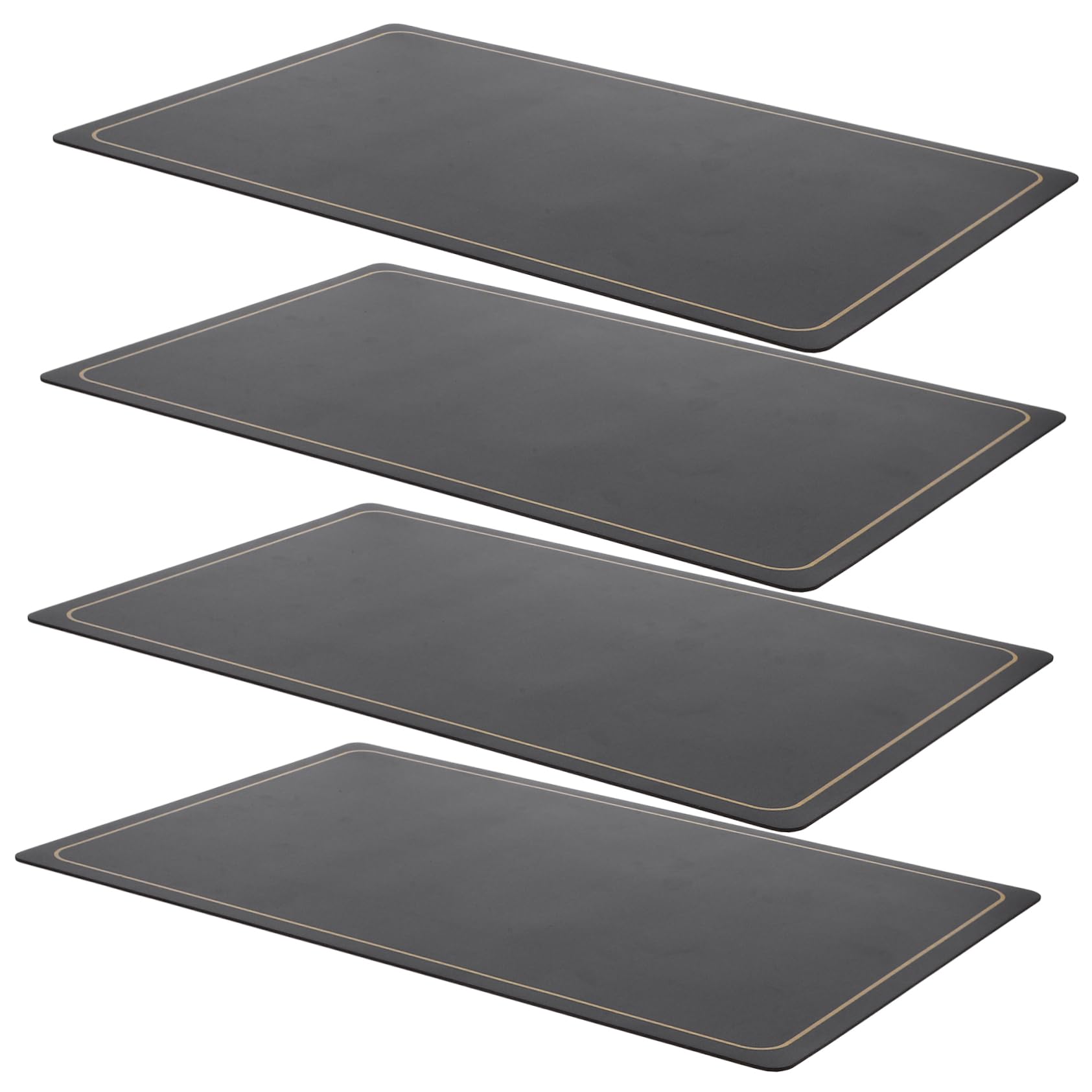 Alipis 4pièces Sets de Table Décoratifs Lot pour Cuisine ou Salle à Manger Design Simple et Résistant